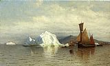 Famous Boats Paintings - Labrador Fishing Boats near Cape Charles